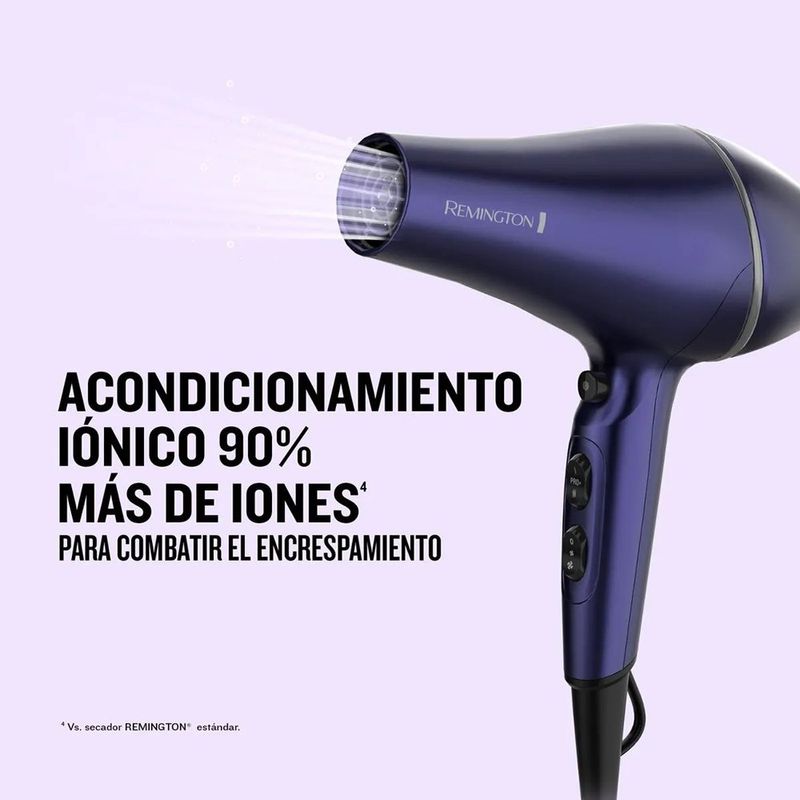 Secador de Cabello Gloss de 1900 W con Tecnología Iónica Color Morado