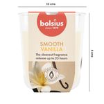 Vela Aromática en Vaso de Vidrio Smooth Vainilla de 80 x 73 mm