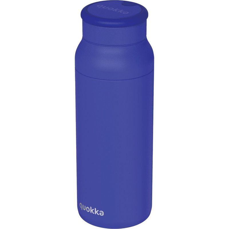 Botella Térmica de Acero Inoxidable de 690 mL con Asa de Silicona Color Azul
