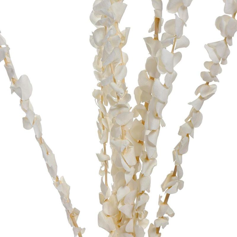 Rama Artificial Eucalipto Color Blanco de 65 cm para Floreros y Arreglos
