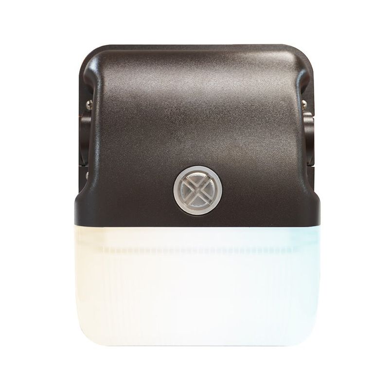 Lámpara con Fotocelda LED Tevel de 22 W Uso Exterior Luz Blanca Ajustable