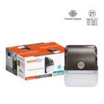 Lámpara con Fotocelda LED Tevel de 22 W Uso Exterior Luz Blanca Ajustable
