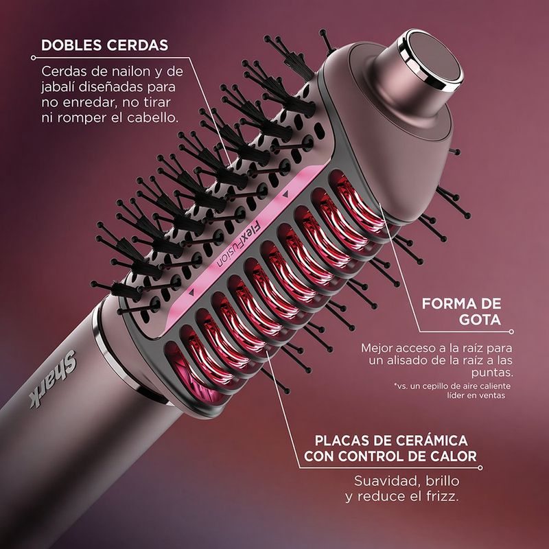 Moldeador de Cabello Shark FlexFusion 5 en 1 con Aire Alaciado y Rizado