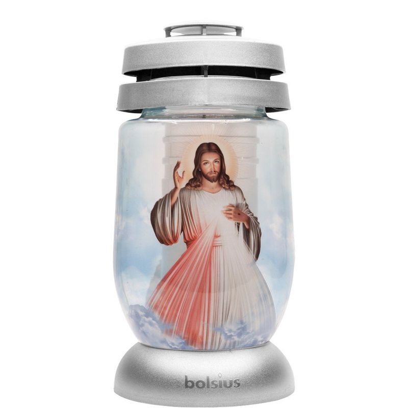Vela Linterna para Exterior Diseño Jesús Divina Misericordia