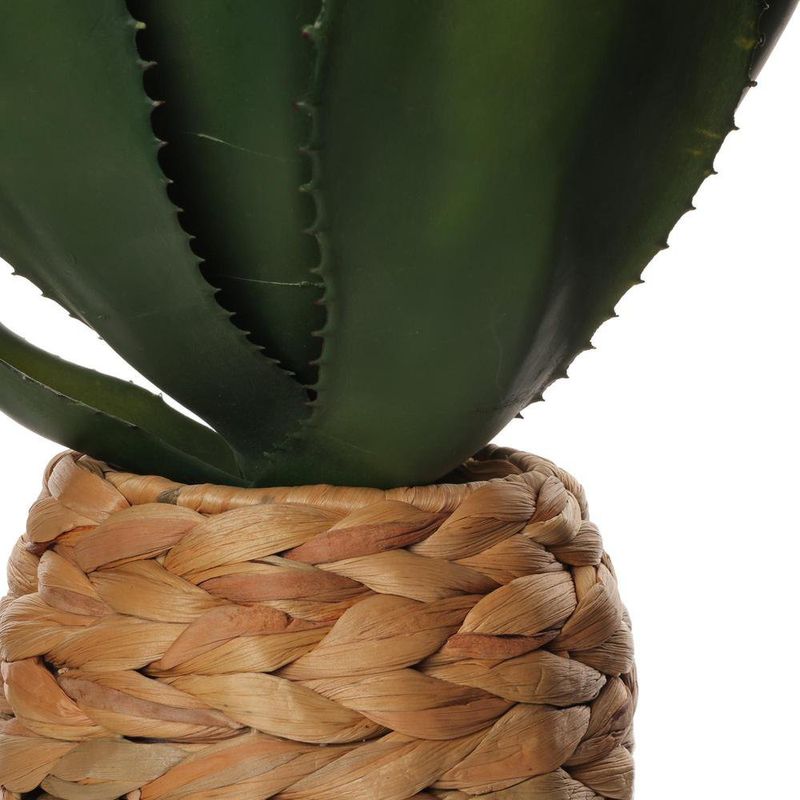 Planta Artificial Agave con Maceta de 34 cm Color Verde para Interior