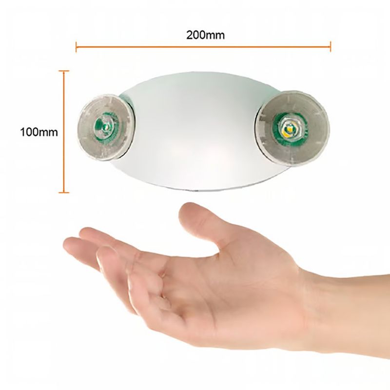 Lámpara de Emergencia LED 4 W Recargable Luz de Día Color Blanco