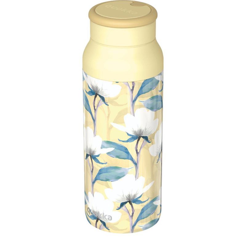 Botella Térmica de Acero Inoxidable de 690 mL con Asa de Silicona Estampado Magnolia