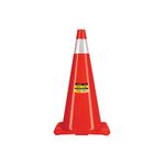 Cono de Precaución en PVC de 70 cm con Reflejante Color Naranja