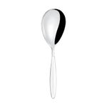 Cuchara para Arroz Feeling de Acero Inoxidable con Mango Blanco de 25 cm