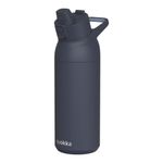 Botella Térmica de Acero Inoxidable de 700 mL con Boquilla Abatible Color Grafito