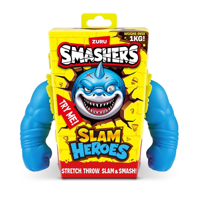 Figura Smashers Splat Heroes Gorilla Superelástica - Presentación Surtida
