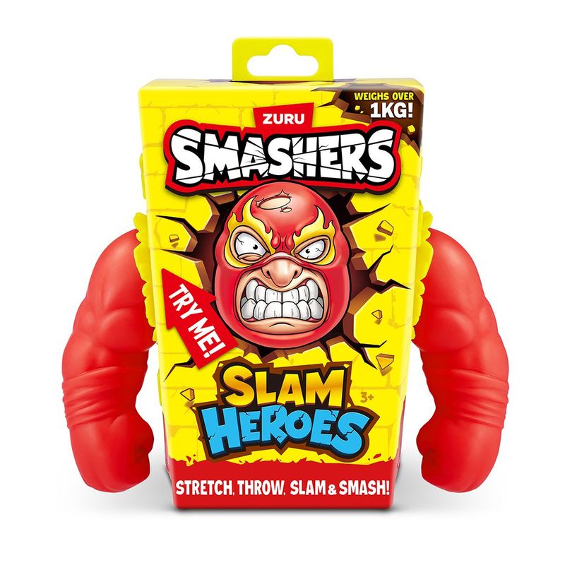 Figura Smashers Splat Heroes Gorilla Superelástica - Presentación Surtida