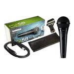 Micrófono Dinámico PGA58-XLR Cardioide con Cable XLR Color Negro