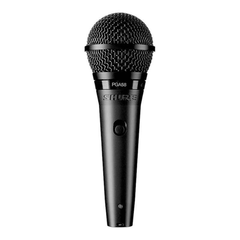 Micrófono Dinámico PGA58-XLR Cardioide con Cable XLR Color Negro