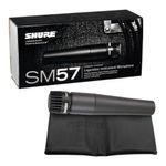 Micrófono Dinámico SM57-LC Cardioide para Instrumentos Color Negro