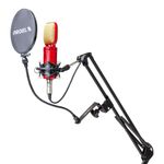 Pedestal de Escritorio para Micrófono DST260 Brazo Ajustable con Cable XLR Color Negro