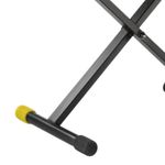 Banco Acolchado para Teclado KB200B Ajustable con Altura Plegable