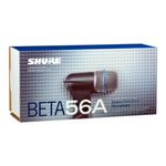 Micrófono Dinámico Beta 56A Supercardioide para Instrumentos Color Negro