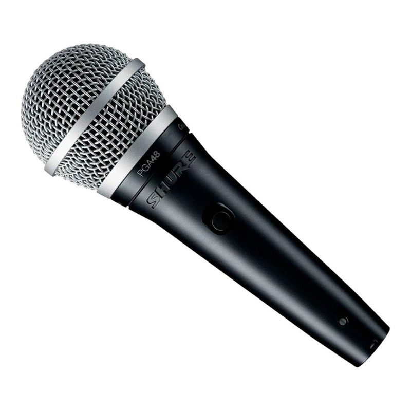Micrófono Dinámico Shure PGA48-XLR Cardioide con Cable Color Negro