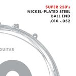 Cuerdas para Guitarra Eléctrica Fender 250RH 010-052 en Acero Niquelado