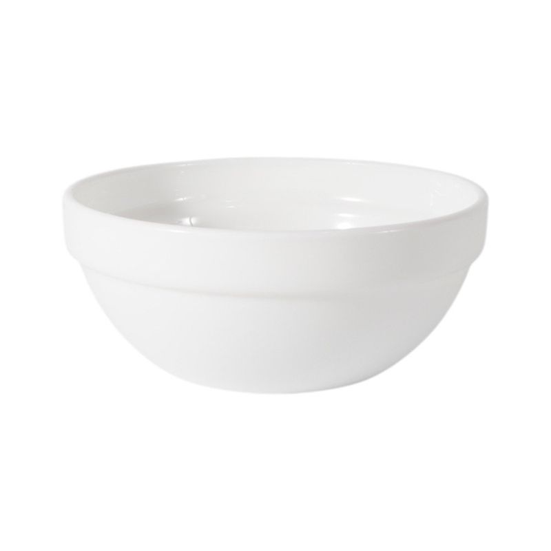 Set de 4 Bowls de Vidrio Opal 6 Plg Color Blanco para Servir