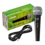 Micrófono Dinámico SV100 Cardioide con Cable de 6.3 mm Color Negro