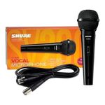 Micrófono Dinámico SV200 Cardioide con Cable XLR Color Negro