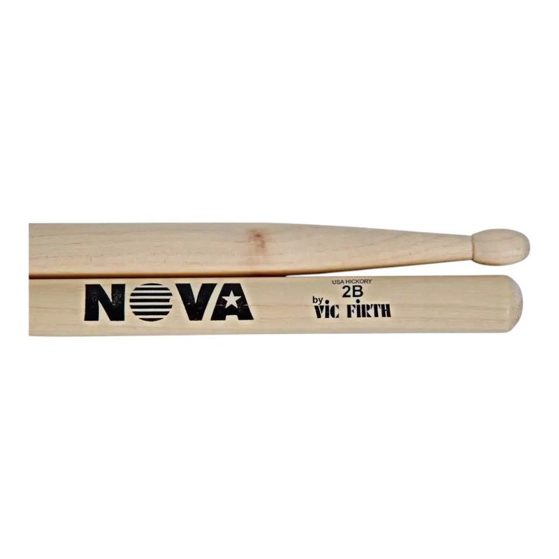 Baquetas Para Batería Nova 2B en Madera Hickory Color Natural