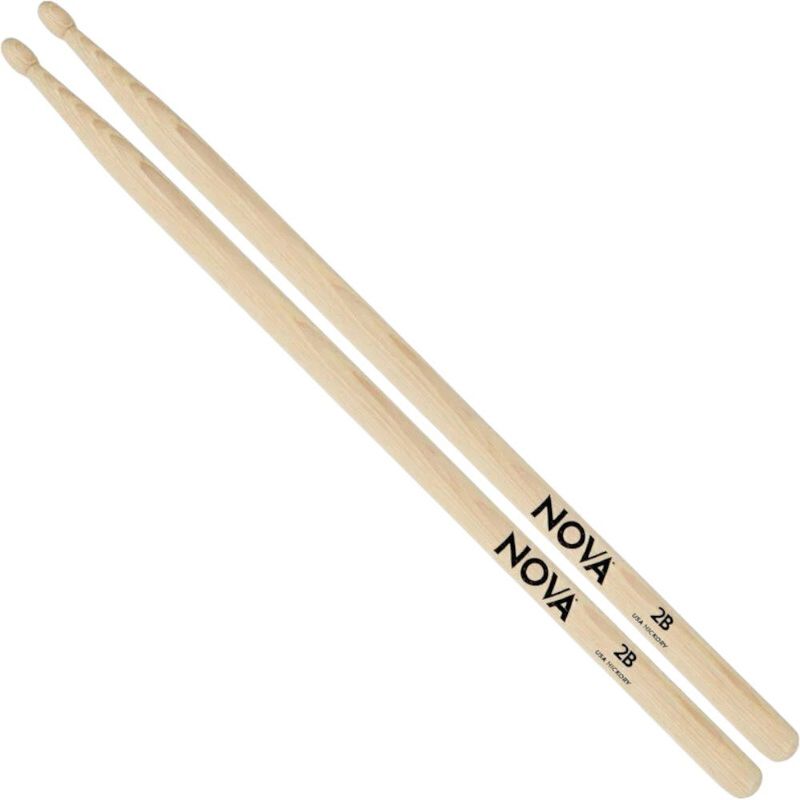 Baquetas Para Batería Nova 2B en Madera Hickory Color Natural