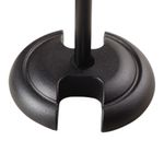 Pedestal para Micrófono MS201B Plus Base Tipo H con Ajuste de Altura Color Negro
