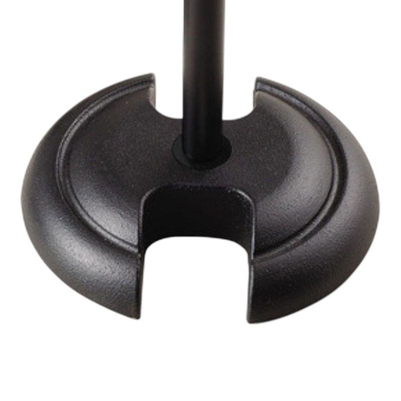 Pedestal para Micrófono MS201B Plus Base Tipo H con Ajuste de Altura Color Negro