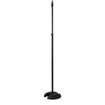 Pedestal para Micrófono MS201B Plus Base Tipo H con Ajuste de Altura Color Negro