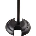 Pedestal para Micrófono MS201B Plus Base Tipo H con Ajuste de Altura Color Negro