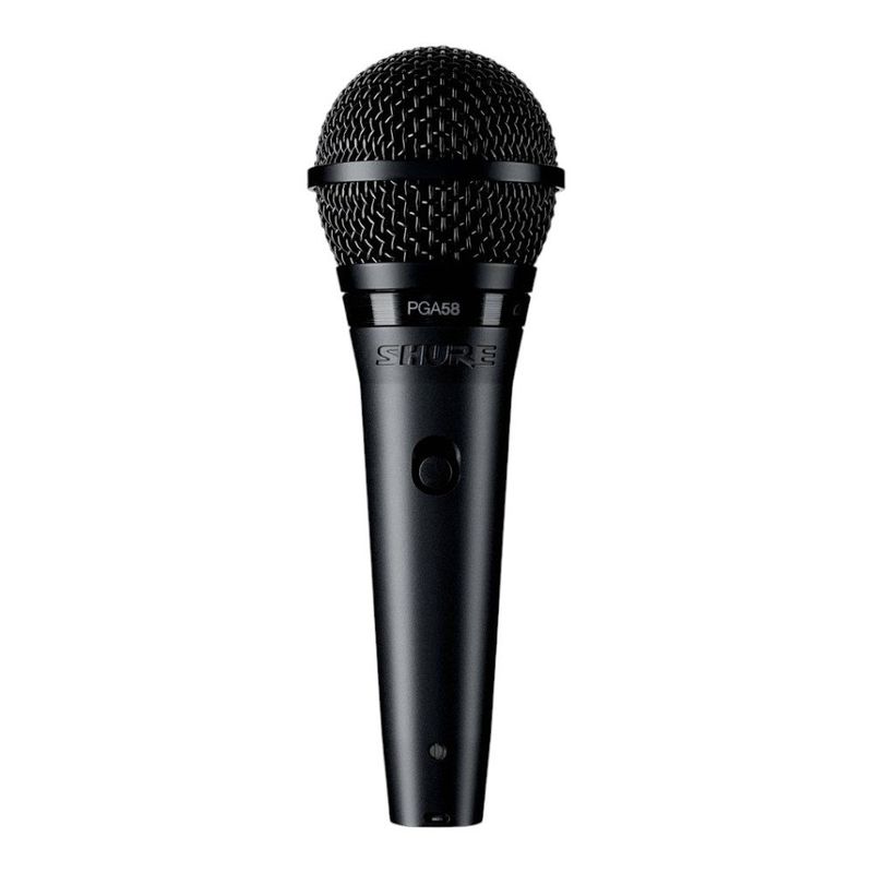 Micrófono Dinámico PGA58BTS Cardioide con Pedestal y Cable XLR Color Negro