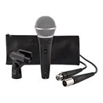 Micrófono Dinámico Shure PGA48 con Cable XLR de 4.57 m Color Negro