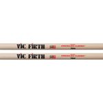 Baquetas para Batería Vic Firth 7AN en Madera Hickory con Punta de Nylon