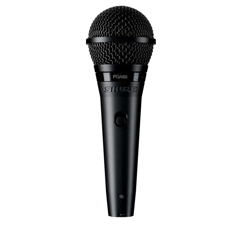 Micrófono Dinámico PGA58-QTR Cardioide con Cable Color Negro