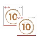 Cuerdas para Guitarra Acústica 60XL Fender 010-048 Color Bronce Fosforado