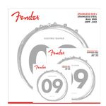 Cuerdas para Guitarra Eléctrica Fender 350L 009-042 en Acero Inoxidable