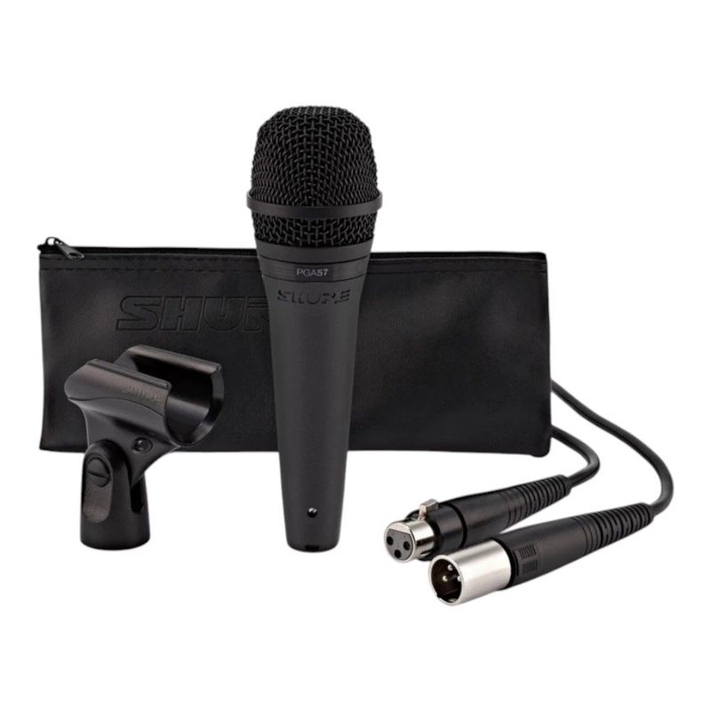 Micrófono Dinámico PGA57-XLR Cardioide para Instrumentos Color Negro
