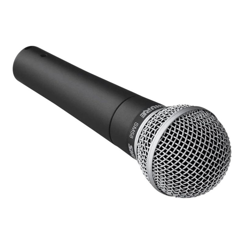 Micrófono Dinámico SM58-LC Cardioide para Voz Color Negro