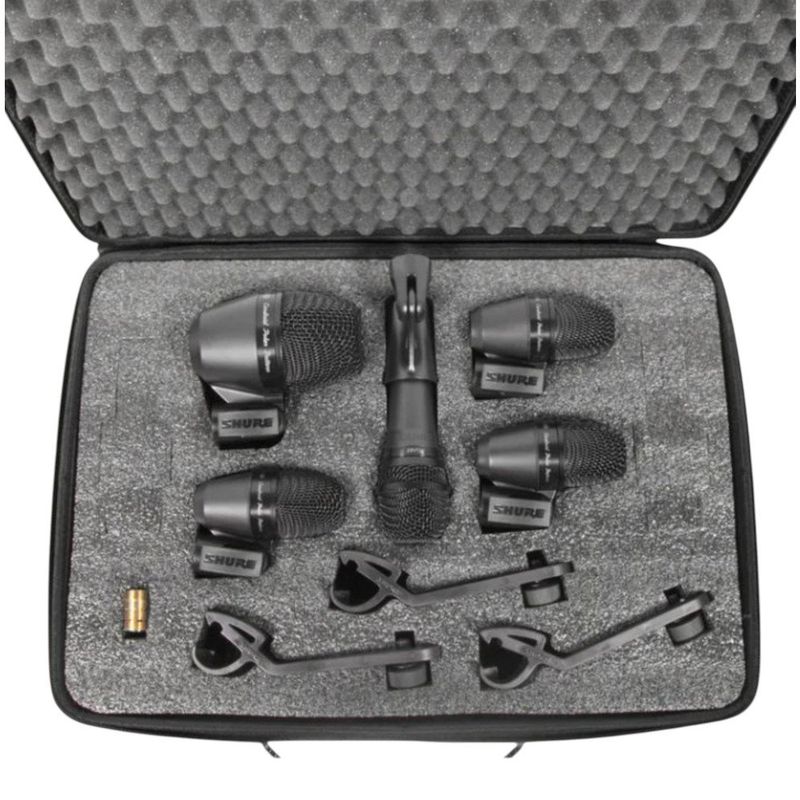 Set de Micrófonos para Batería PGADRUMKIT5 5 Piezas Color Negro