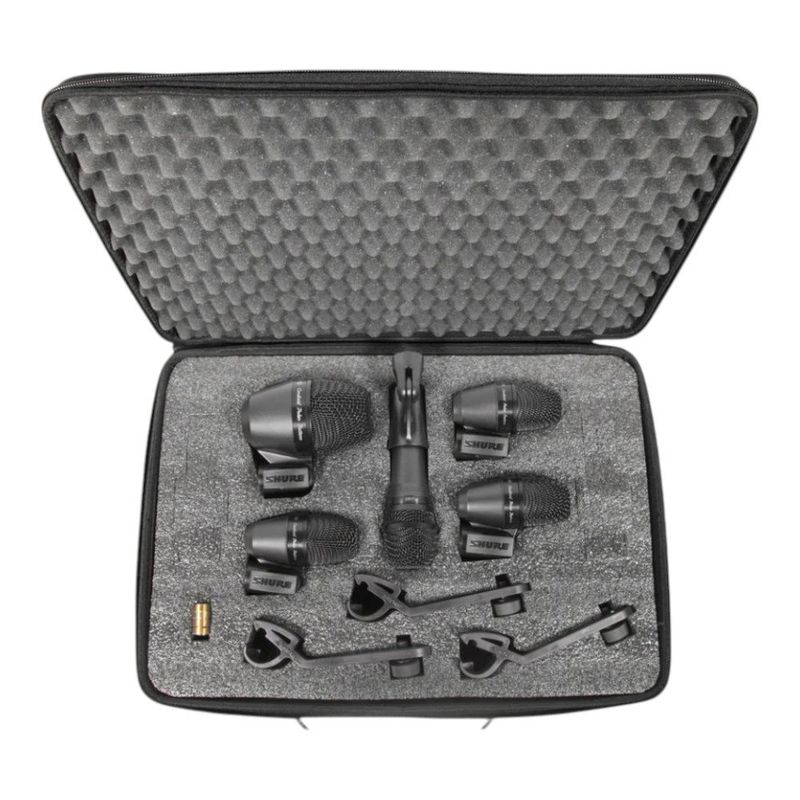 Set de Micrófonos para Batería PGADRUMKIT5 5 Piezas Color Negro