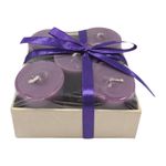 Caja de 5 Velas Chubbie Color Morado