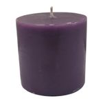 Vela Pilar de 3 x 3 Plg Color Morado