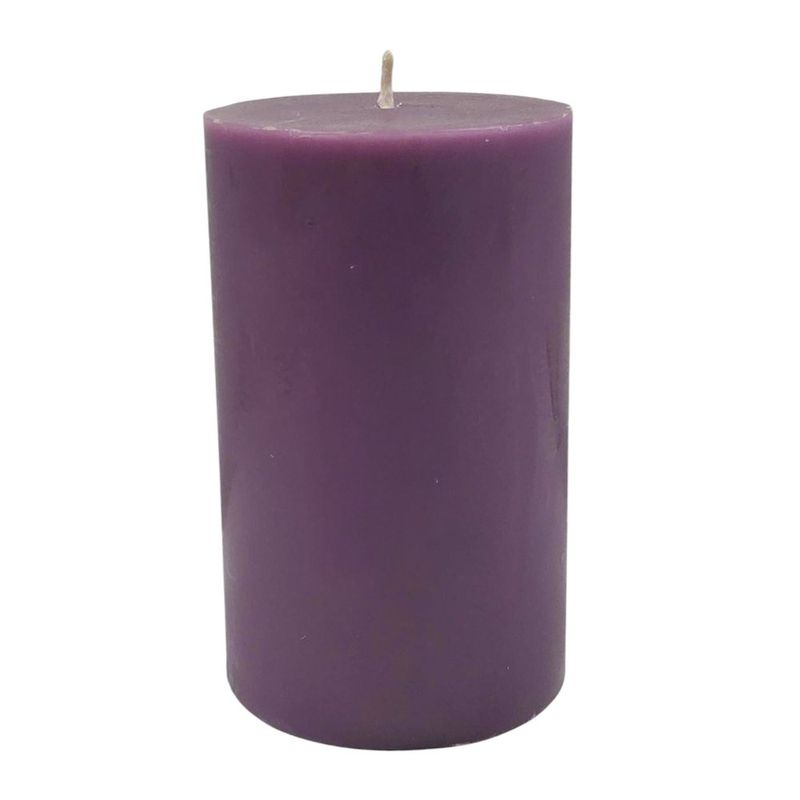 Vela Pilar de 3 x 6 Plg Color Morado