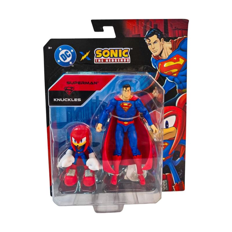 Figura Articulada Sonic Diseño DC Comics Multipack W1 Personajes Surtidos