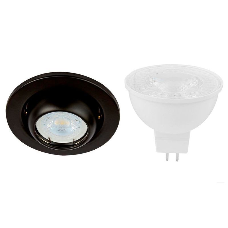 Ojo de Buey para Caja Octagonal Negro