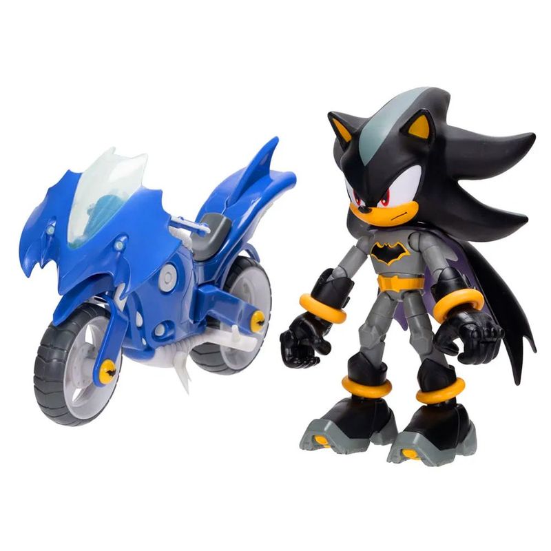 Figura de Acción Articulada Sonic DC Comics Shadow Batman con Batimoto