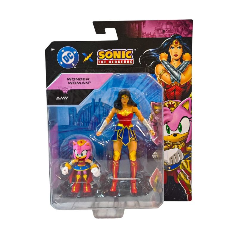 Figuras Articuladas Sonic Diseño DC Comics Multipack W2 Personajes Surtidos
